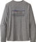 Patagonia Shirt Capilene Cool Daily Graphic L/S - 73 skyline-feather grey/M
