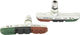 CONTEC Patins de Frein Cartridge V-Stop 3D - argenté