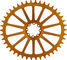 Garbaruk Oval Chainring AXS Road/CX SRAM Direct Mount 8-Hole Single Speed - orange/42 