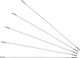 Sapim CX-Ray Straightpull Speichen + Nippel - 5 Stück - schwarz/304 mm