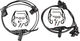 Magura HS 22 Easy Mount v+h Set Felgenbremse - schwarz/Set