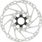 Shimano Bremsscheibe SM-RT64 Center Lock Magnet + Innenverzahnung für Deore - silber-schwarz/203 mm