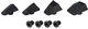 TA X110 Chainring Bolt Set for Ultegra R8000 - black-anthracite