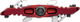 OneUp Components Pédales à clip - red