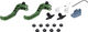 OAK Components SH Brake Lever Set for Shimano - green