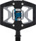 crankbrothers Pedales de clip/plataforma Double Shot 2 - black raw