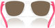 Oakley Frogskins Sonnenbrille - clear | prizm rose gold polarized