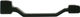 Shimano Scheibenbremsadapter XTR, XT für 180 mm Scheibe - schwarz/PM auf PM