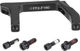 TRP FF-2/FR-2 Disc Brake Adapter for FM on PM Front/Rear 160 mm - black/front