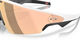 Oakley Vanguard Meta AI Sports Glasses - white | prizm rose gold