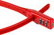 Kryptonite Candado de cable con combinación de cierre rápido - rojo | 45 cm