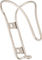 King Cage Portabidones Iris Cage - plata