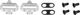 Shimano Pedales de clip PD-ED500 - gris oscuro