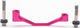 OAK Components Plasmadapt PM +20mm Scheibenbremsadapter - pink