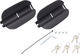 XLC VC-C03 Beluga 3-Bike Rack for Trailer Hitches - black