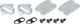 Shimano Calas SPD SM-SH56 Modelo 2023 - plata/con contraplato