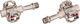 Xpedo Pedales de clip M-Force 8 - plata