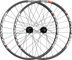 NoTubes Juego de ruedas ZTR Bravo Team Disc 6 agujeros 27,5" Carbon - black-white/142 mm/100 mm/27,5" (650B)/100 mm/Shimano MTB/100 mm/142 mm/Non Boost/Non Boost/Shimano MTB