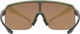 uvex ramp sports glasses - olive matt | mirror gold