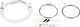 Jagwire Set de cables de cambios Sport XL - white