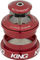 Chris King InSet i8 ZS44/28.6 - EC44/33 GripLock Headset - red/1 1/8" - 1 1/4" tapered/ZS44/28,6 - EC44/33