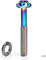 absoluteBLACK Vis de fixation d'étrier de frein M5 pour montage plat - rainbow | 37 mm