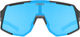 uvex sequenze Brille - black matt | mirror blue