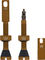Peaty's Chris King Edition MK2 Tubeless Ventil 2er-Set - bourbon/SV 42 mm