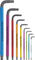Wera Winkelschlüssel-Satz Hex-Plus Innensechskant SPKL - multicolor