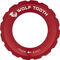 Wolf Tooth Components Anillo de bloqueo Center Lock - red