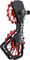 KCNC Jockey Wheels System Schaltwerkskäfig + Schalträdchen - red/14 Zähne (Leitrolle), 16 Zähne (Spannrolle)