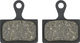 GALFER Plaquettes de Frein Disc Standard pour Shimano - semi-métallique - acier/SH-011