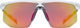 uvex Lunettes de sport Aerios - clear | mirror red