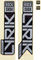 RockShox Set de calcomanías Decal Kit para Lyrik Ultimate desde Modelo 2023 - gloss black-matte silver foil