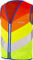 Wowow Rainbow Kids Weste - yellow-green-red/M