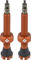 Muc-Off Tubeless Ventile V2 - orange/SV 44 mm
