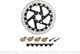 Magura Set Disque de Frein MDR-P et Plaquettes 6 trous 203 mm - 8.S/203 mm