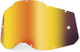 100% Lente de repuesto espejo para Racecraft 2/Accuri 2/Strata 2 Goggle - red | mirror red