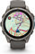 Garmin fēnix 9 AMOLED Sapphire DLC Titan 47 mm Multisport-Smartwatch - kieselgrau-titan