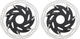 SRAM Red eTap AXS HRD FM 2x12-Speed Center Lock Groupset - black/SRAM XDR/SRAM XDR/Braze-on/none/none/without