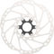 Shimano SM-RT64 Center Lock Brake Rotor for Deore w/ Internal Teeth - silver-black/180 mm