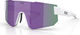 Bliz P005 Small Sports Glasses - matte white | purple mirror