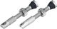 Peaty's Chris King Edition MK2 Tubeless Ventil 2er-Set - silver/SV 42 mm