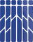 rie:sel design Re:Flex Everywhere Reflector Set - blue | universal
