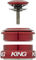 Chris King InSet i8 ZS44/28.6 - EC44/33 GripLock Headset - red/1 1/8" - 1 1/4" tapered/ZS44/28,6 - EC44/33