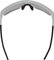 uvex Lunettes de Sport mtn perform S V - white mat/litemirror blue