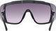 POC Devour sports glasses with replacement lens - uranium black | clarity road-sunny silver