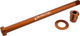 Burgtec 186 mm rear axle for Orbea - kash bronze