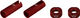 Peaty's Chris King Edition MK2 Tubeless Ventil Ersatzteil-Set - red/SV