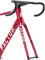 Factor O2 V.A.M. Disc T47a Shimano Carbon Rahmenkit Modell 2023 - red velvet/54 cm, 110 mm x 38 cm, SB 0 mm